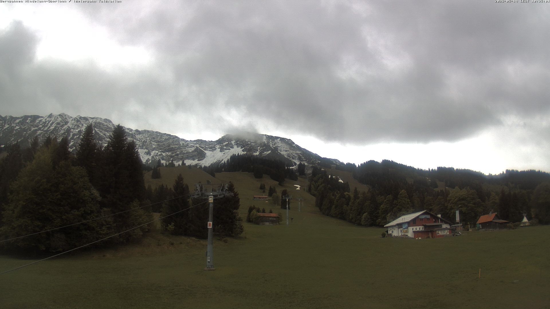 Archiv Foto Webcam Oberjoch - Blick zum Iseler