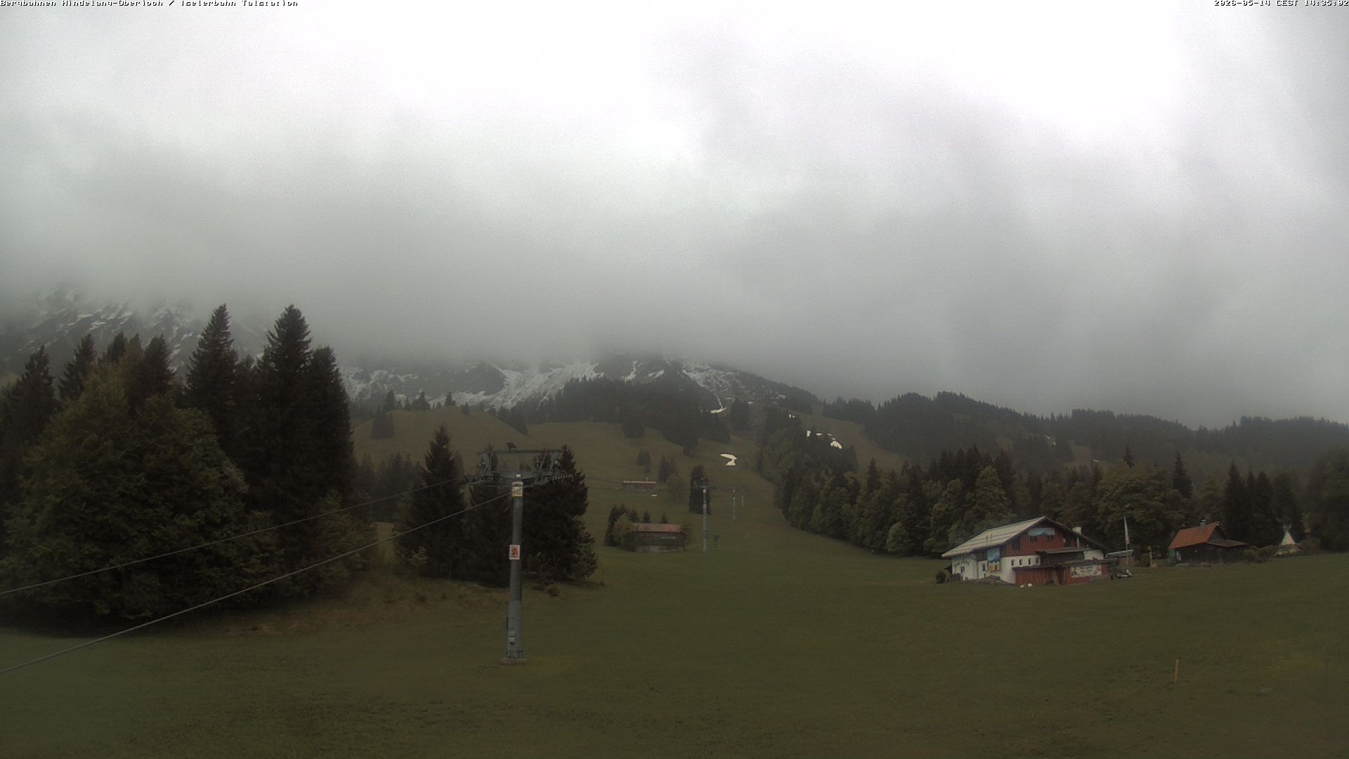 Archiv Foto Webcam Oberjoch - Blick zum Iseler