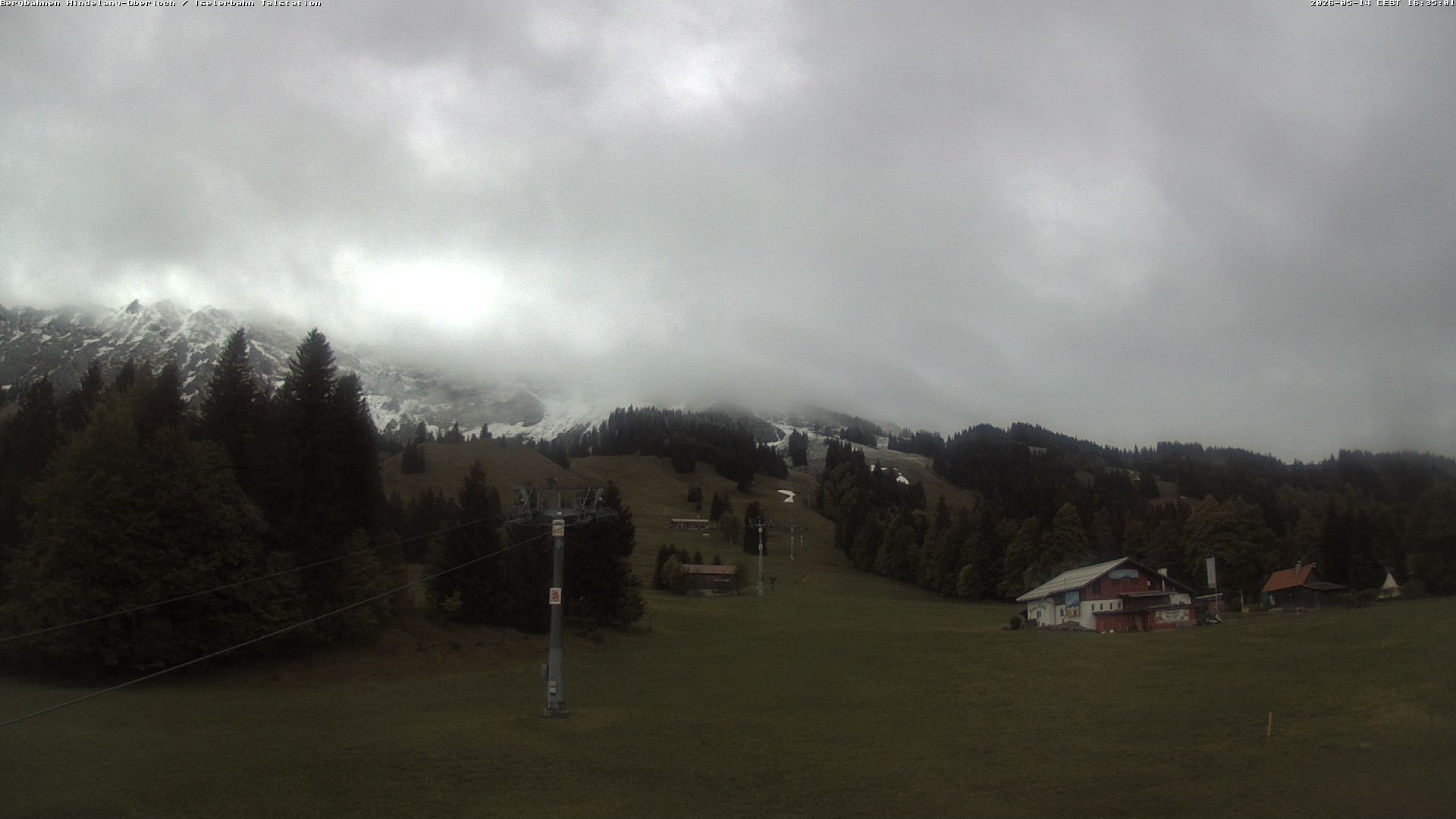 Archiv Foto Webcam Oberjoch - Blick zum Iseler