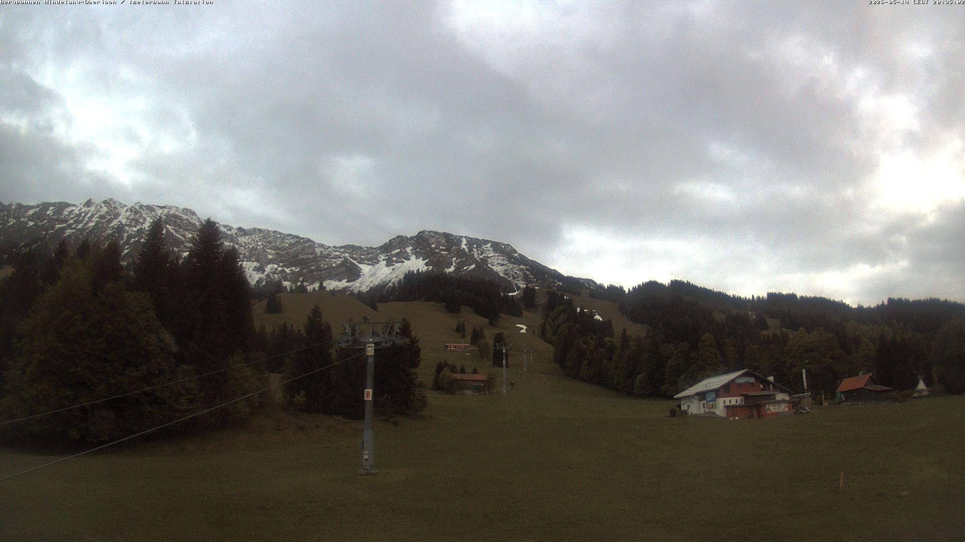 Archiv Foto Webcam Oberjoch - Blick zum Iseler