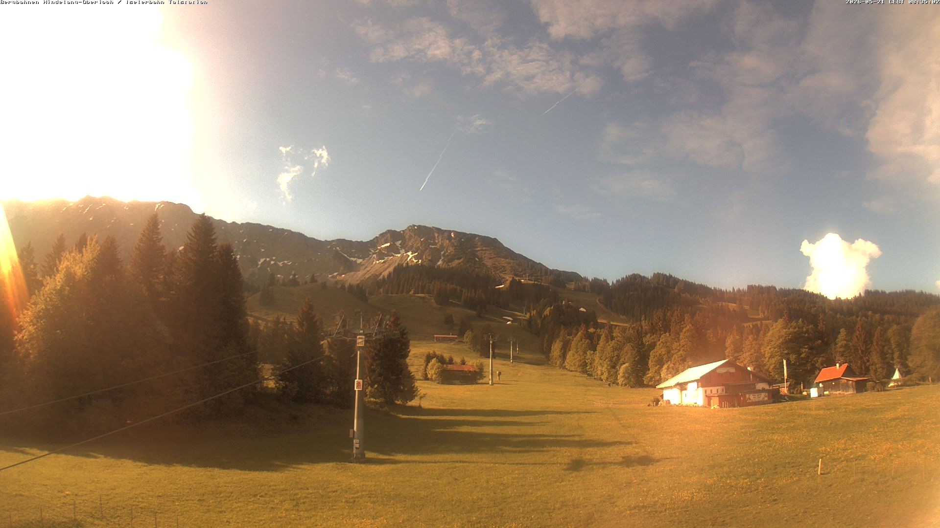 Archiv Foto Webcam Oberjoch - Blick zum Iseler