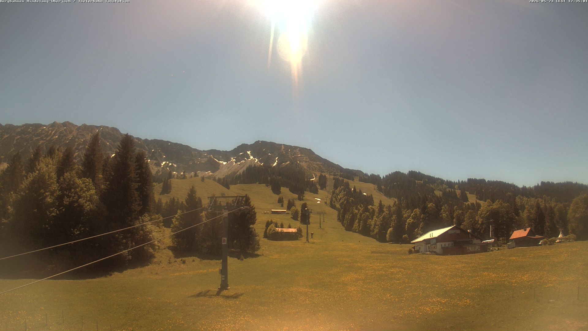 Archived image Webcam Oberjoch - Mt. Iseler