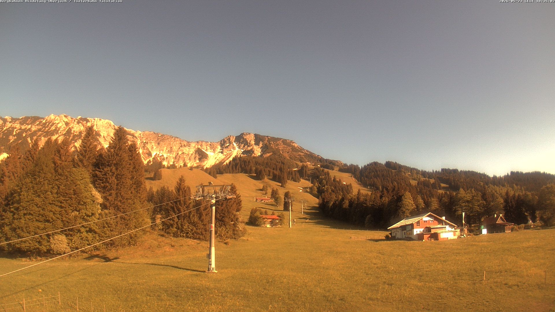 Archived image Webcam Oberjoch - Mt. Iseler