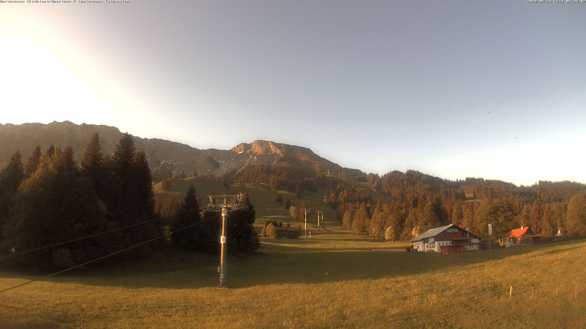 Archiv Foto Webcam Oberjoch - Blick zum Iseler