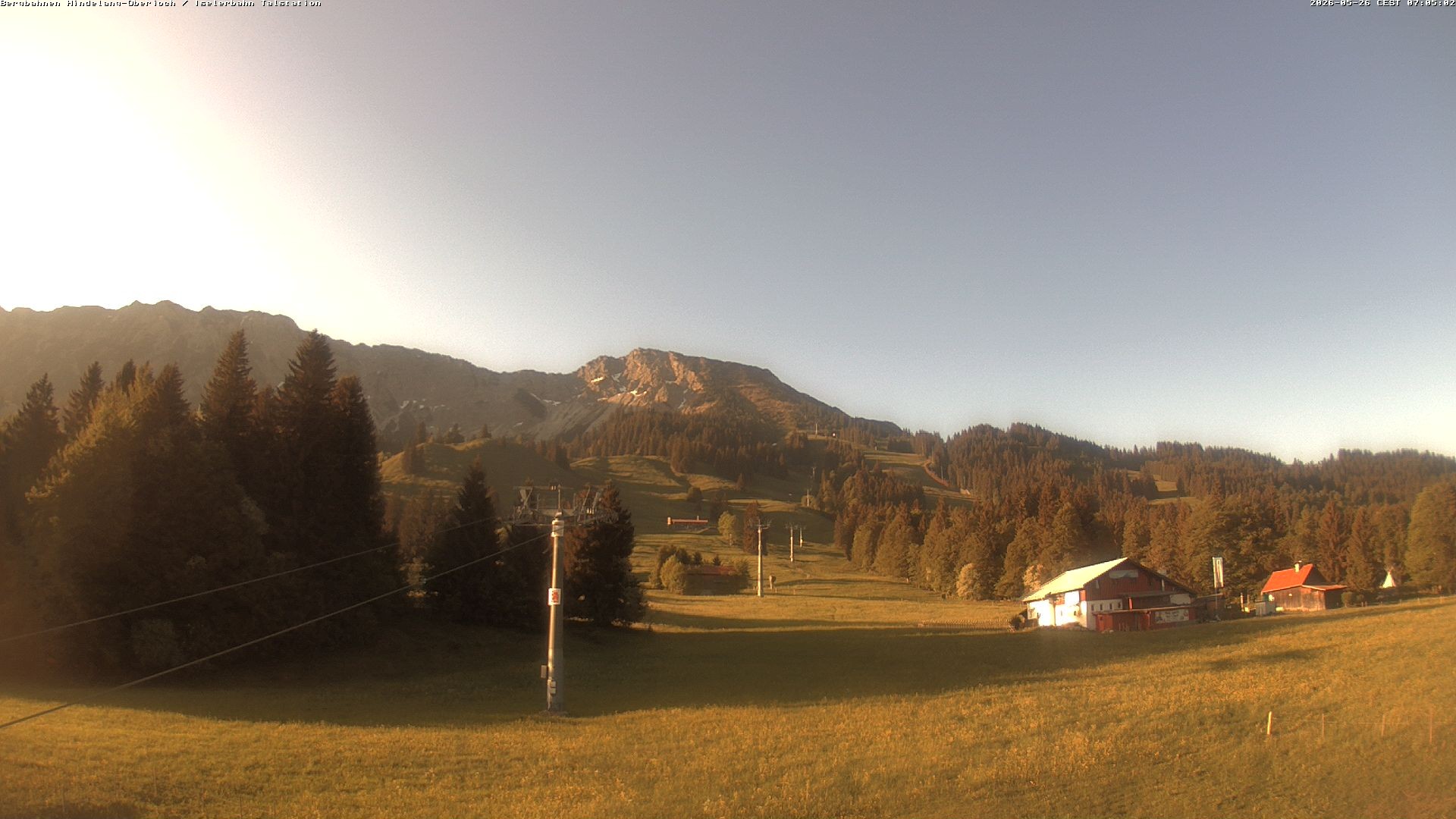 Archiv Foto Webcam Oberjoch - Blick zum Iseler
