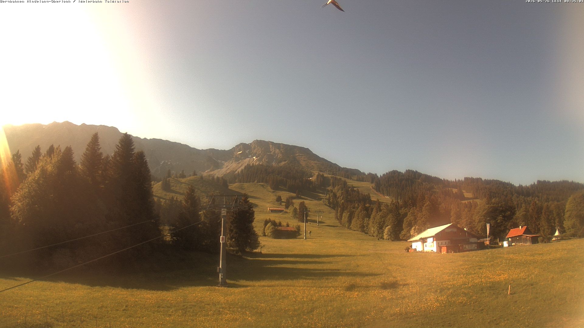 Archiv Foto Webcam Oberjoch - Blick zum Iseler
