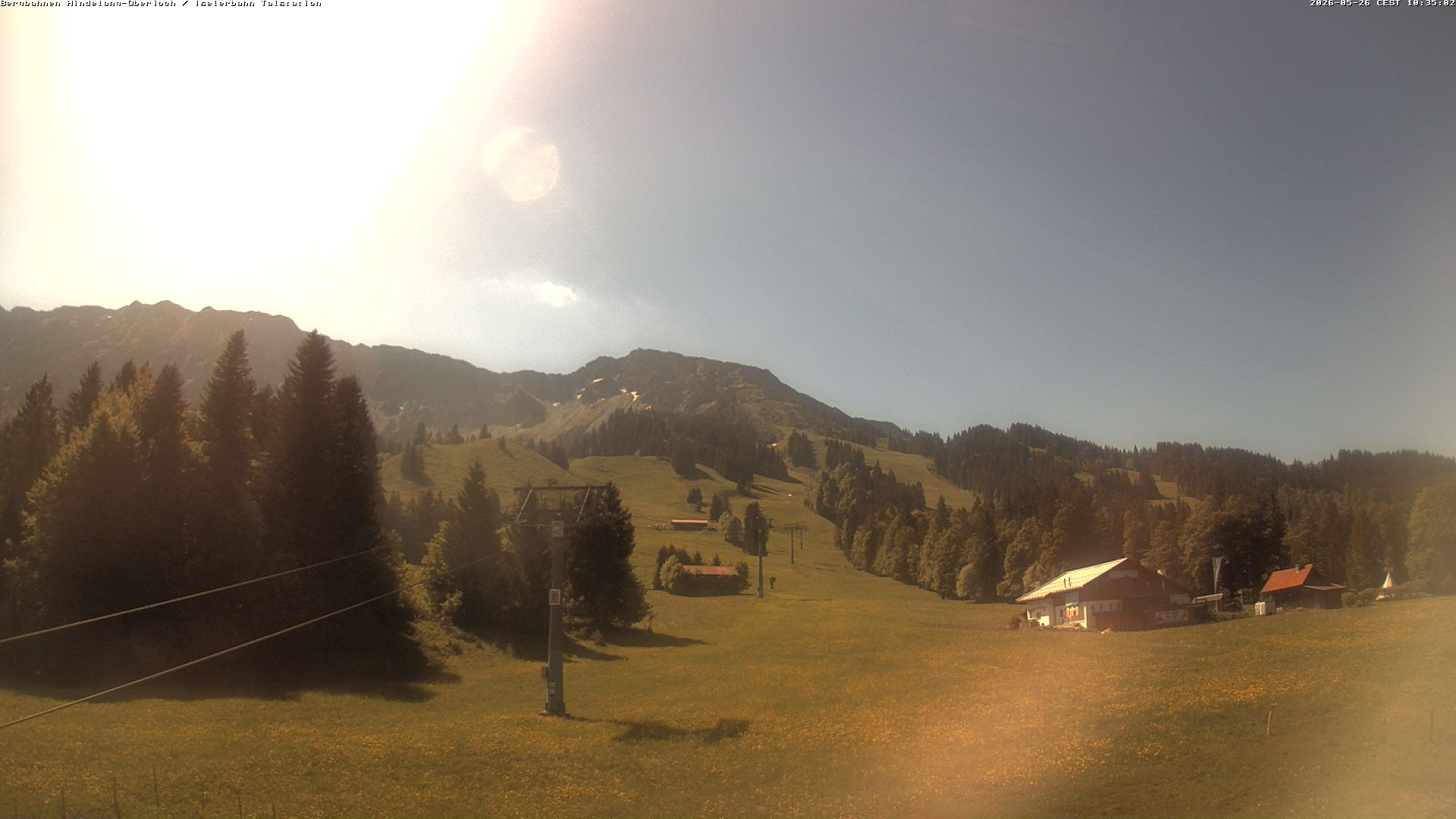 Archiv Foto Webcam Oberjoch - Blick zum Iseler