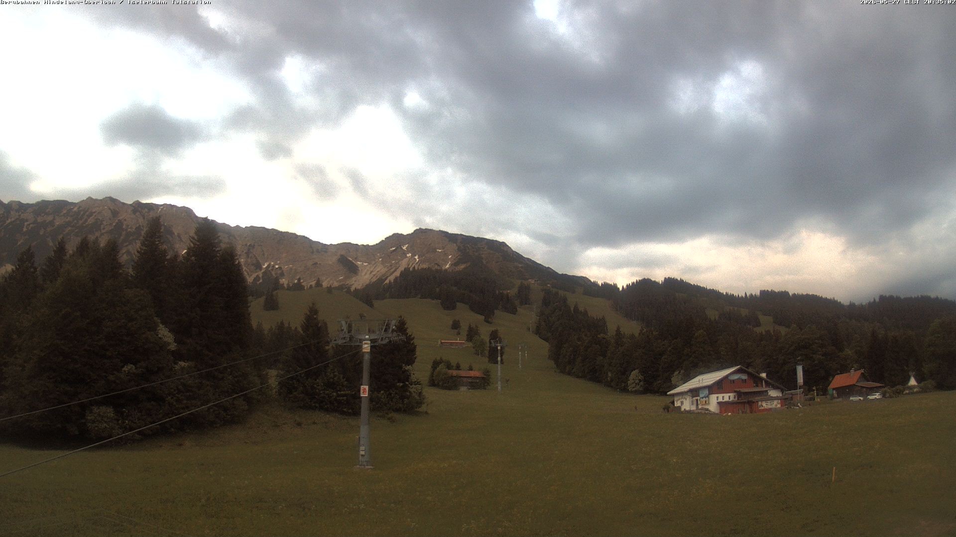 Archiv Foto Webcam Oberjoch - Blick zum Iseler