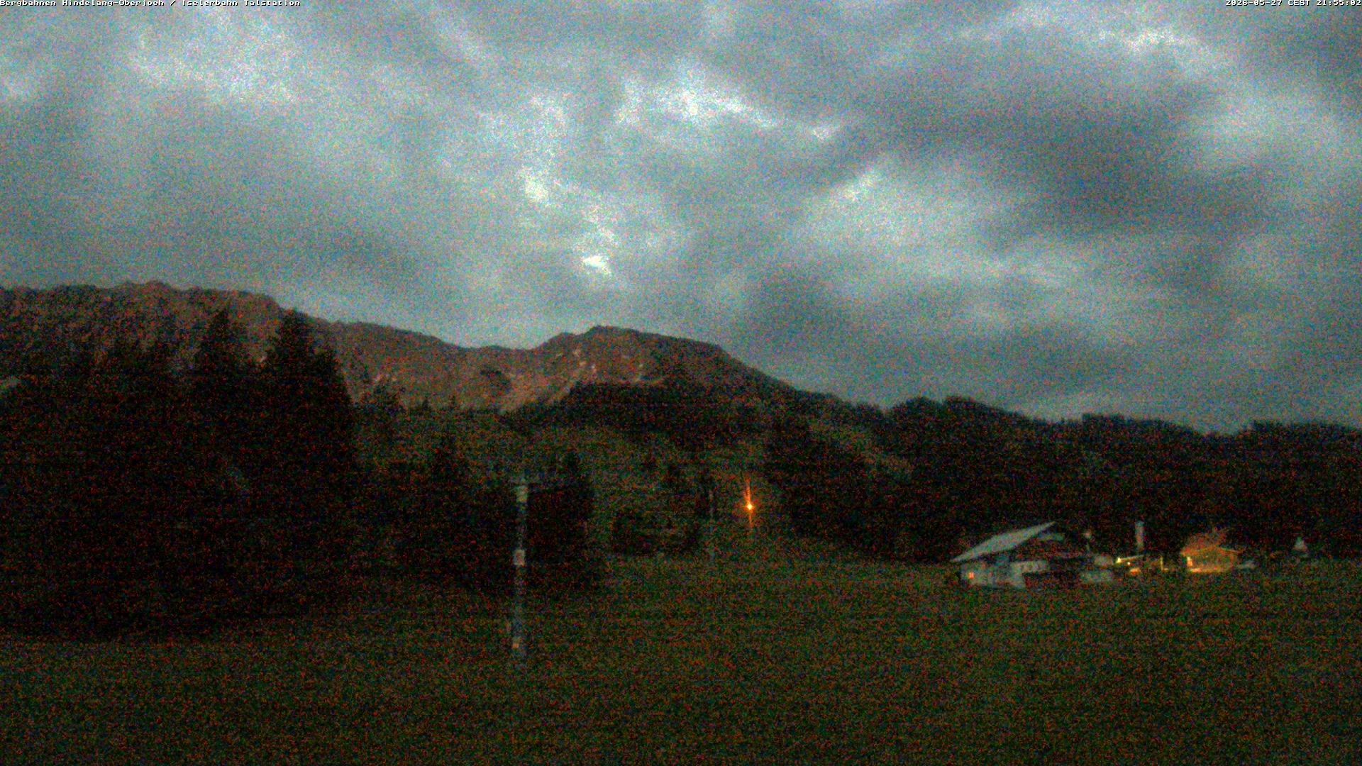 Archiv Foto Webcam Oberjoch - Blick zum Iseler