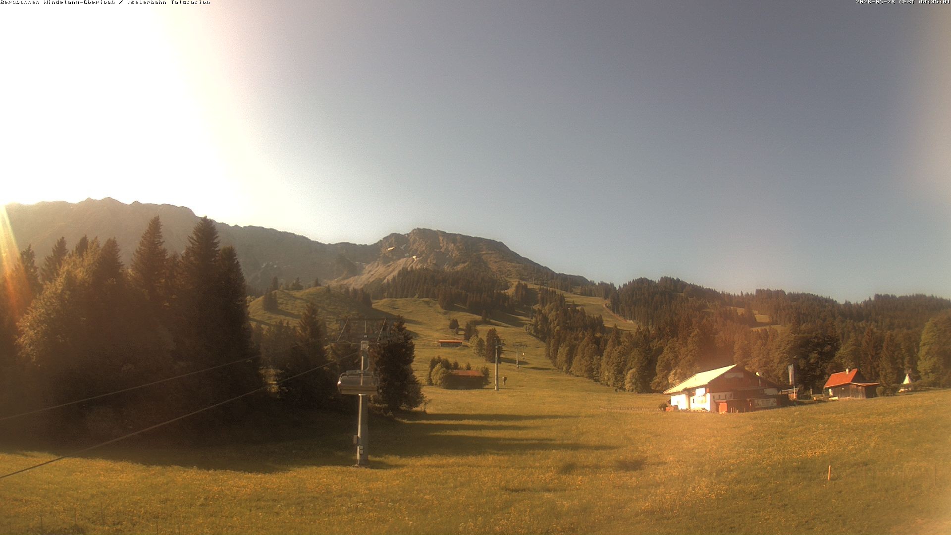 Archiv Foto Webcam Oberjoch - Blick zum Iseler
