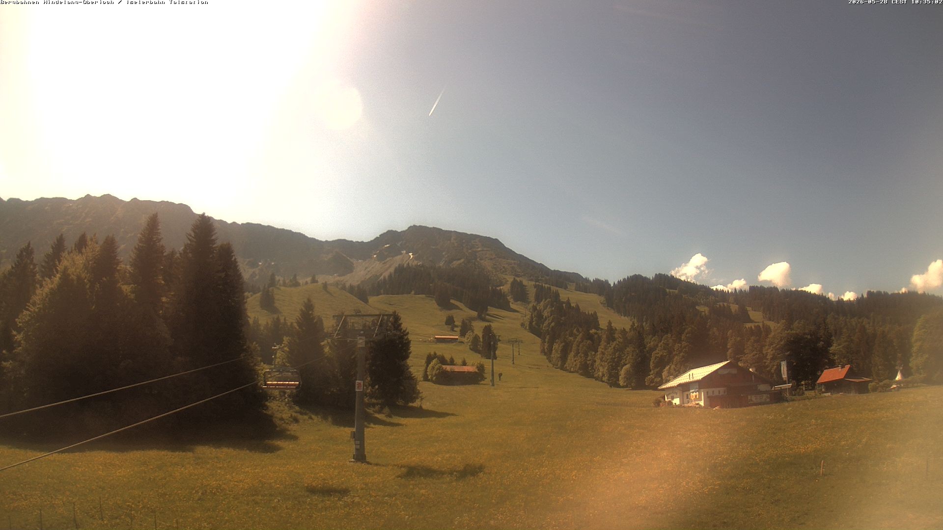 Archiv Foto Webcam Oberjoch - Blick zum Iseler