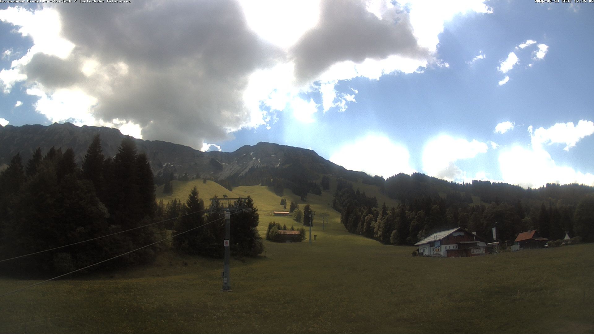Archiv Foto Webcam Oberjoch - Blick zum Iseler