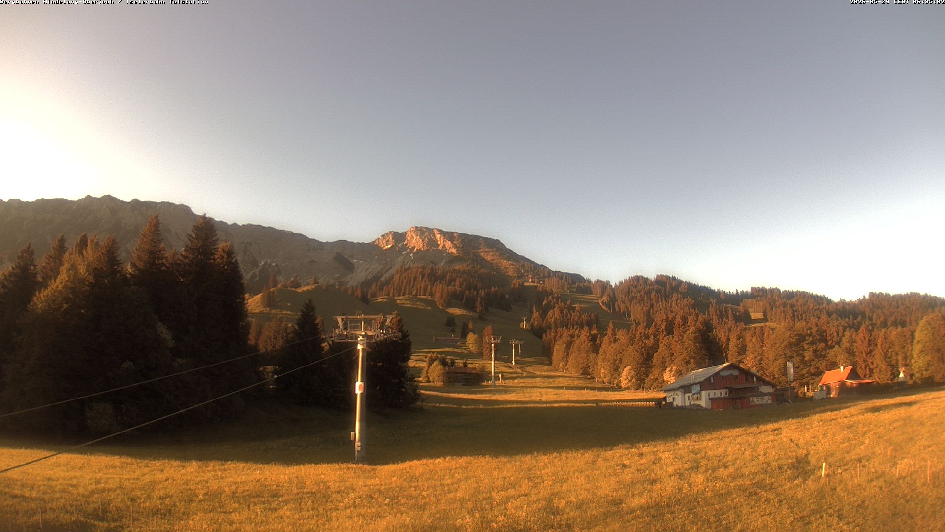 Archiv Foto Webcam Oberjoch - Blick zum Iseler