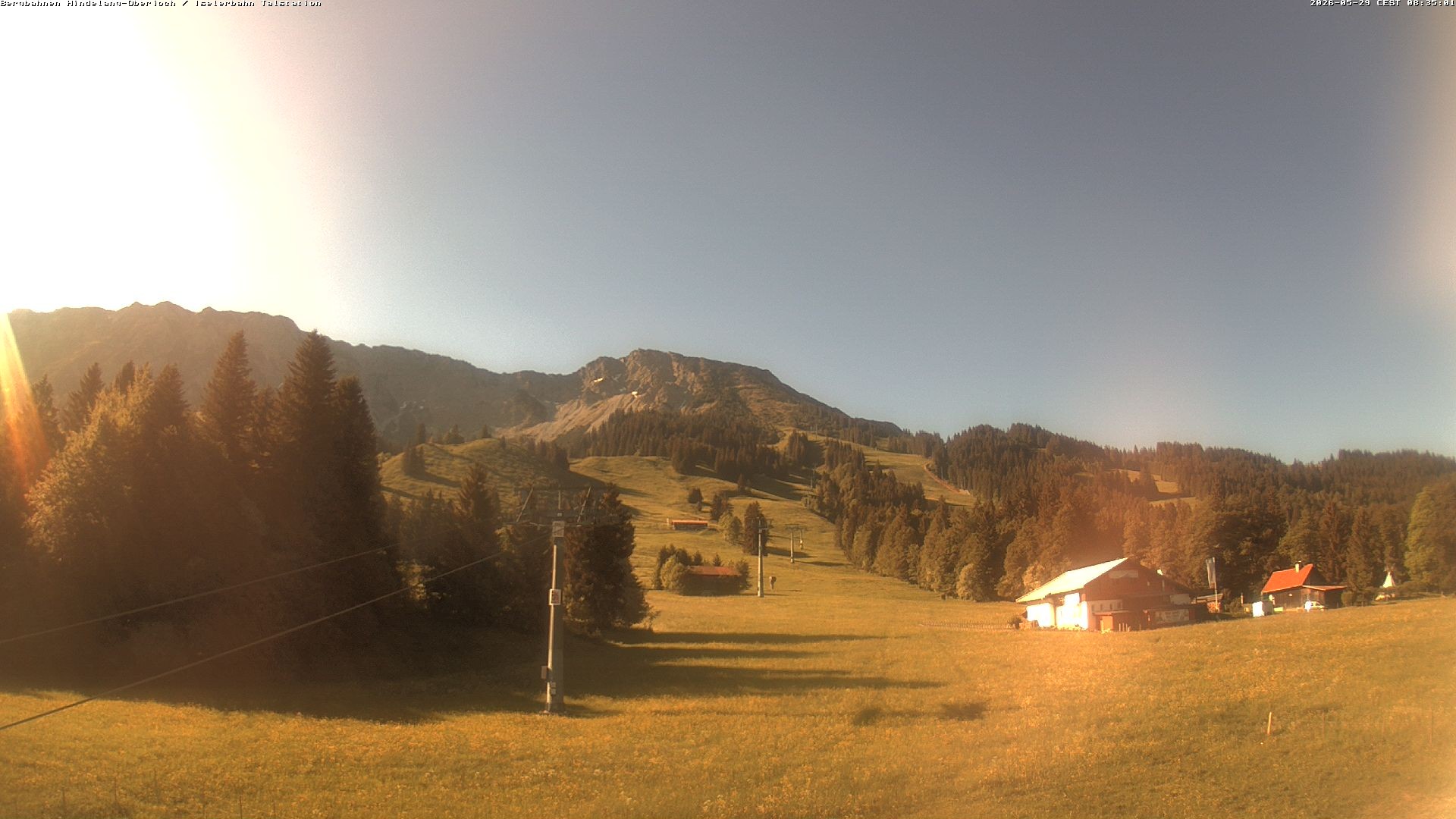 Archiv Foto Webcam Oberjoch - Blick zum Iseler