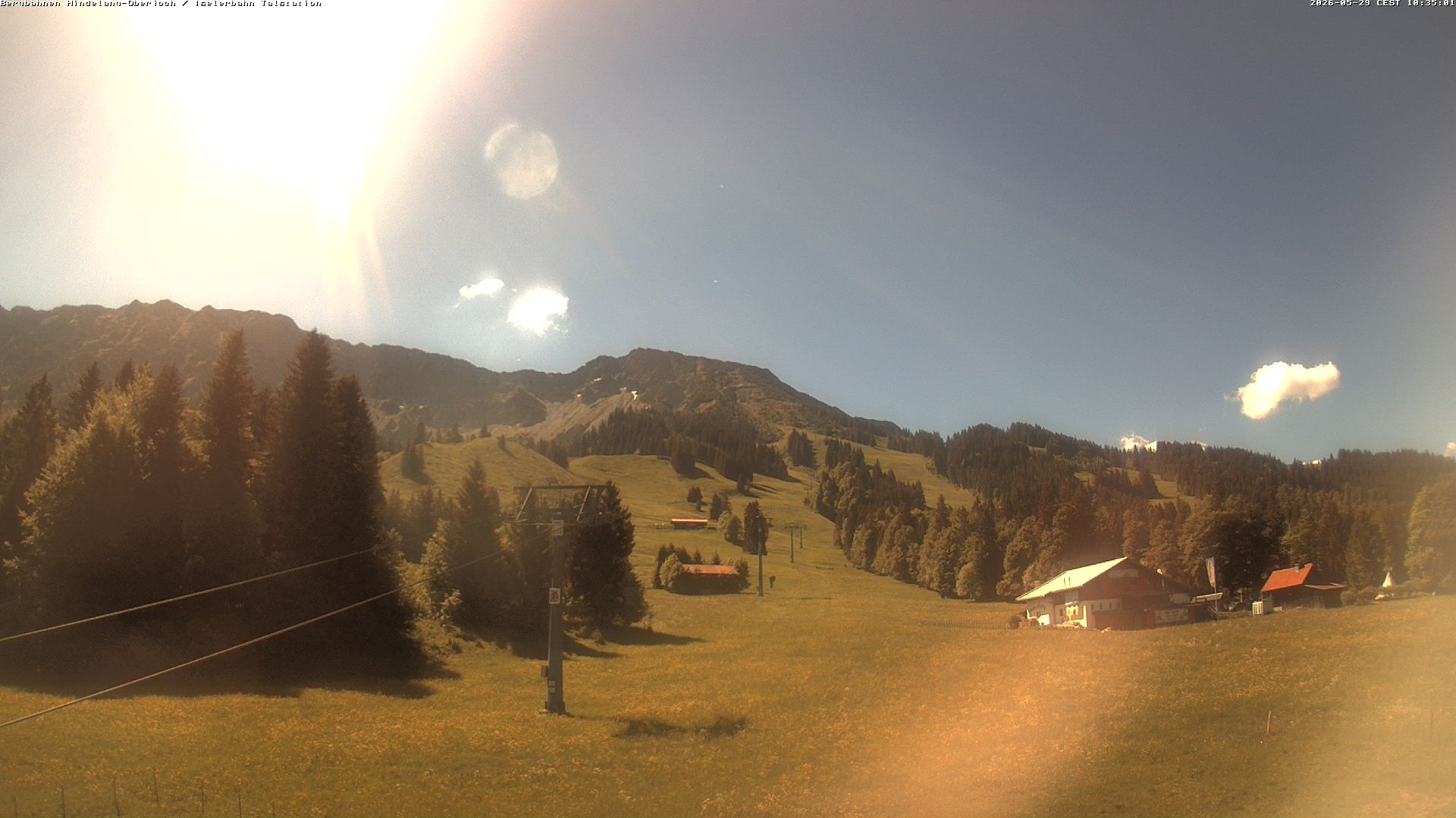 Archiv Foto Webcam Oberjoch - Blick zum Iseler