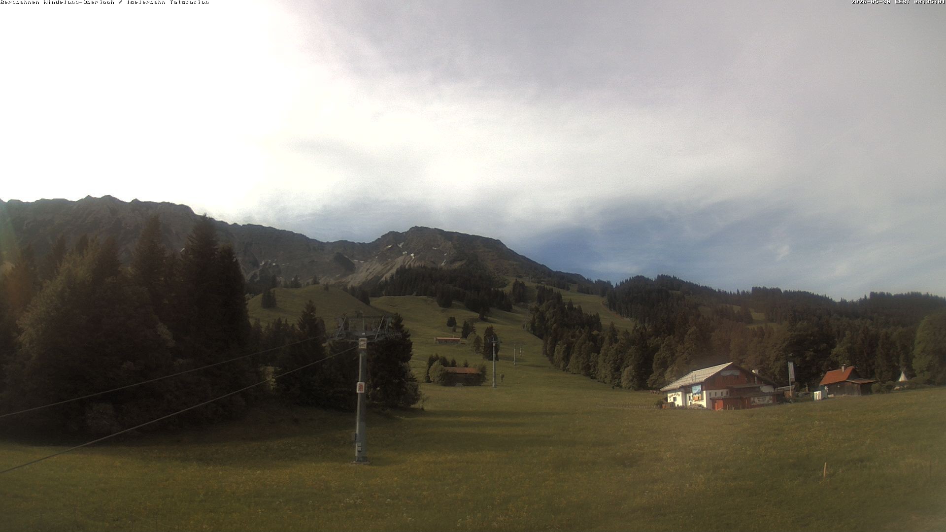 Archiv Foto Webcam Oberjoch - Blick zum Iseler