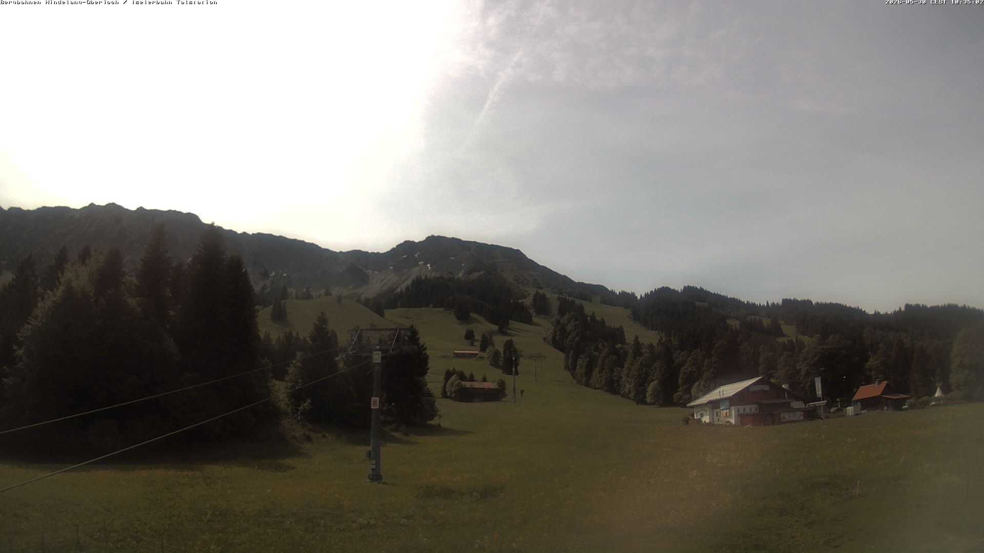 Archiv Foto Webcam Oberjoch - Blick zum Iseler
