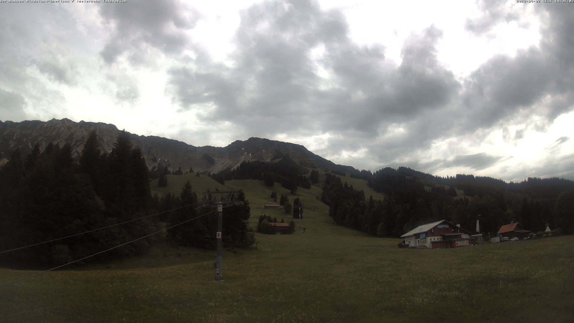 Archiv Foto Webcam Oberjoch - Blick zum Iseler
