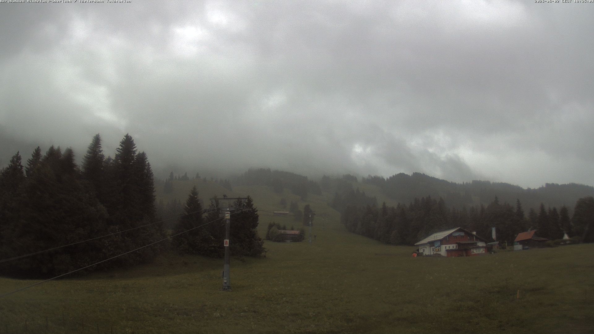 Archiv Foto Webcam Oberjoch - Blick zum Iseler