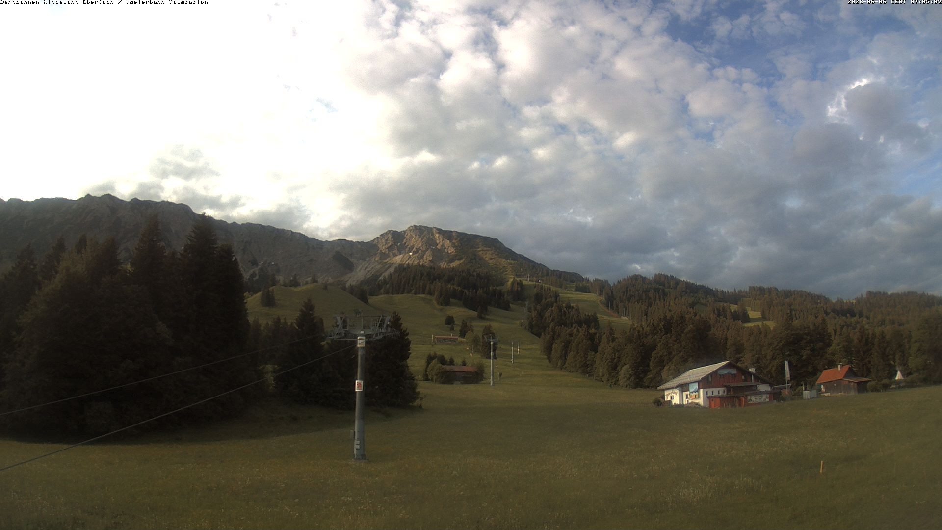 Archiv Foto Webcam Oberjoch - Blick zum Iseler