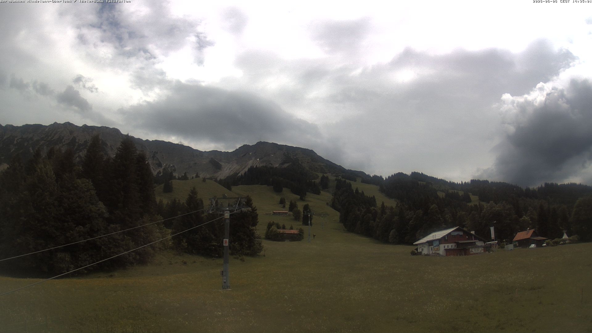 Archiv Foto Webcam Oberjoch - Blick zum Iseler