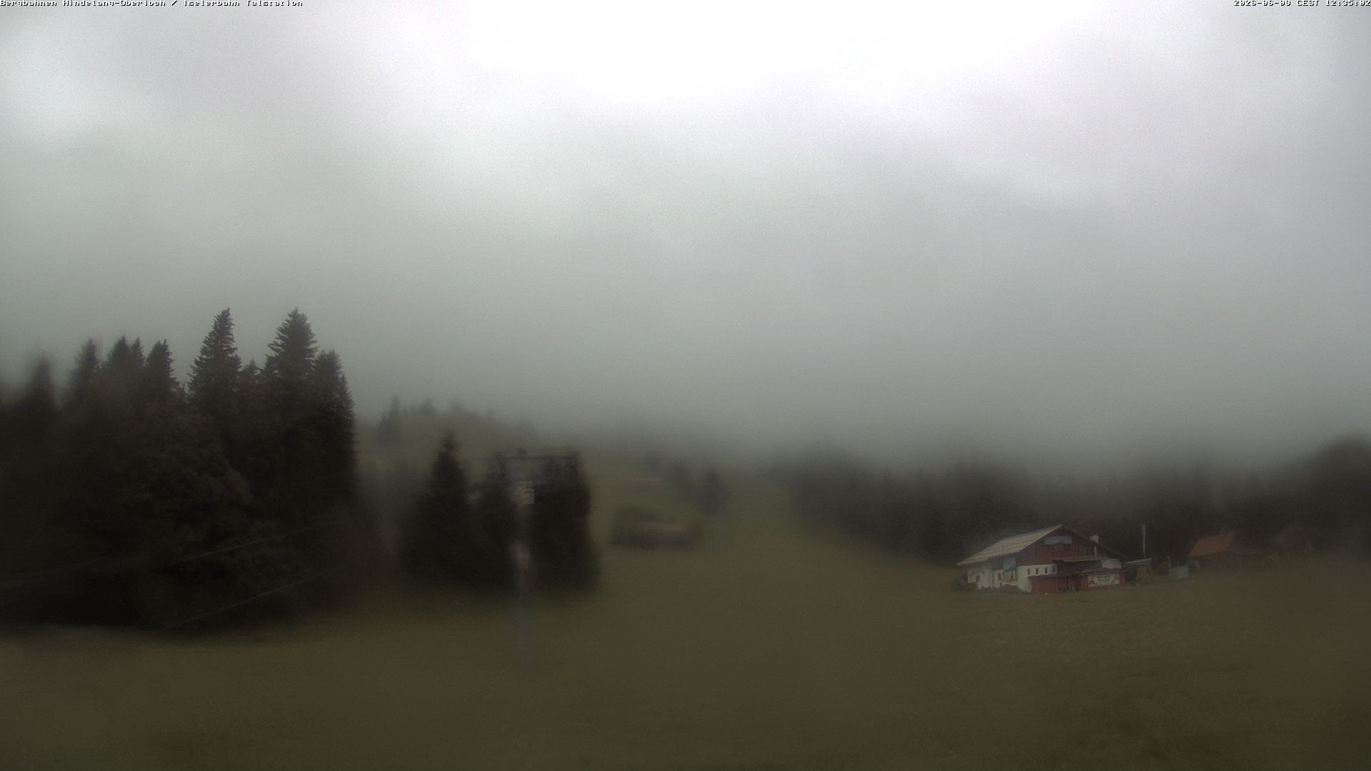 Archiv Foto Webcam Oberjoch - Blick zum Iseler