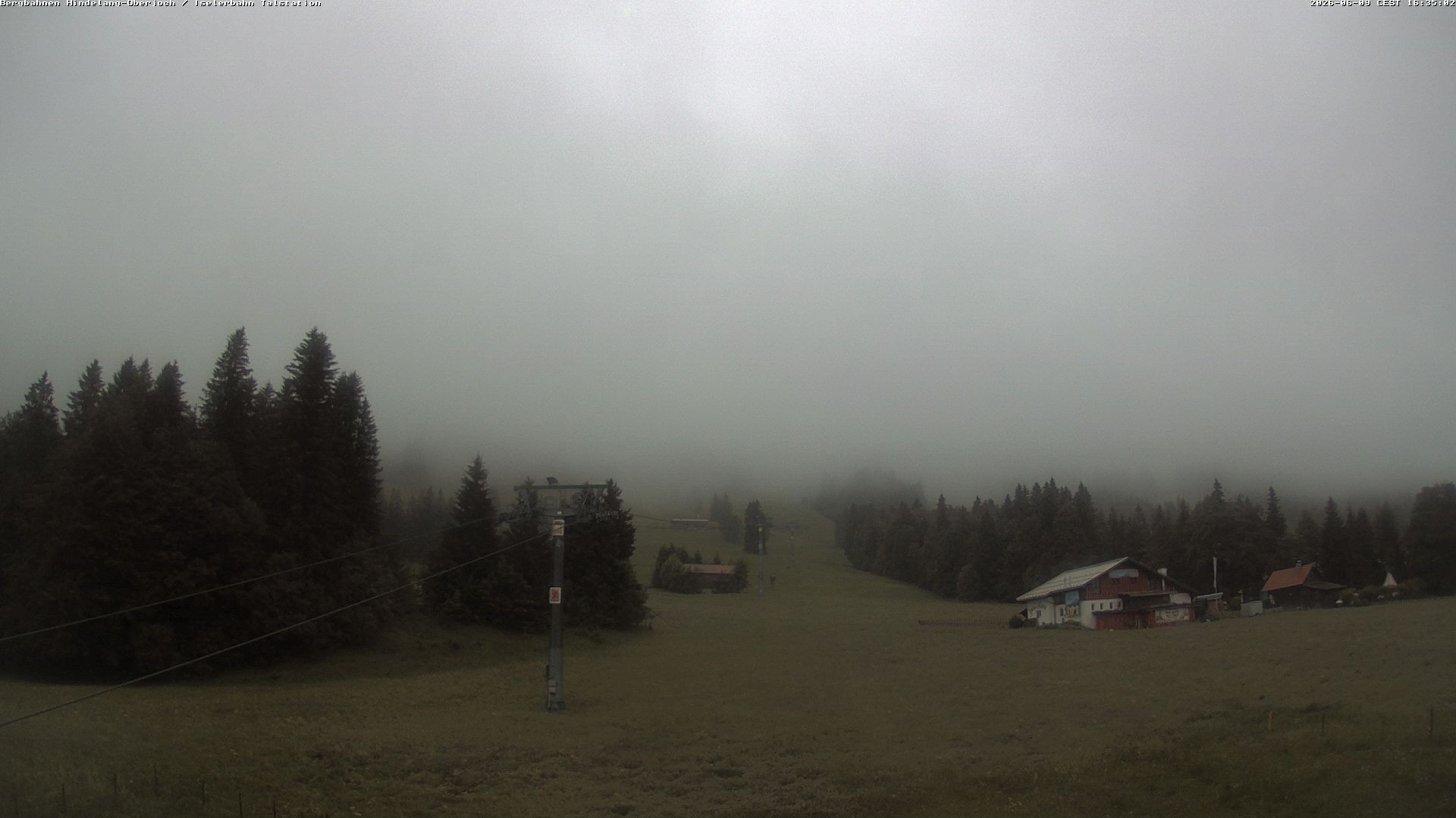 Archiv Foto Webcam Oberjoch - Blick zum Iseler