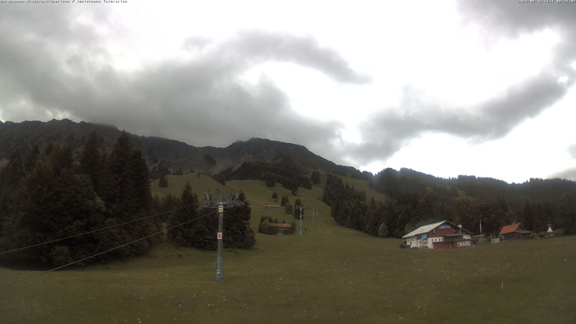 Archiv Foto Webcam Oberjoch - Blick zum Iseler