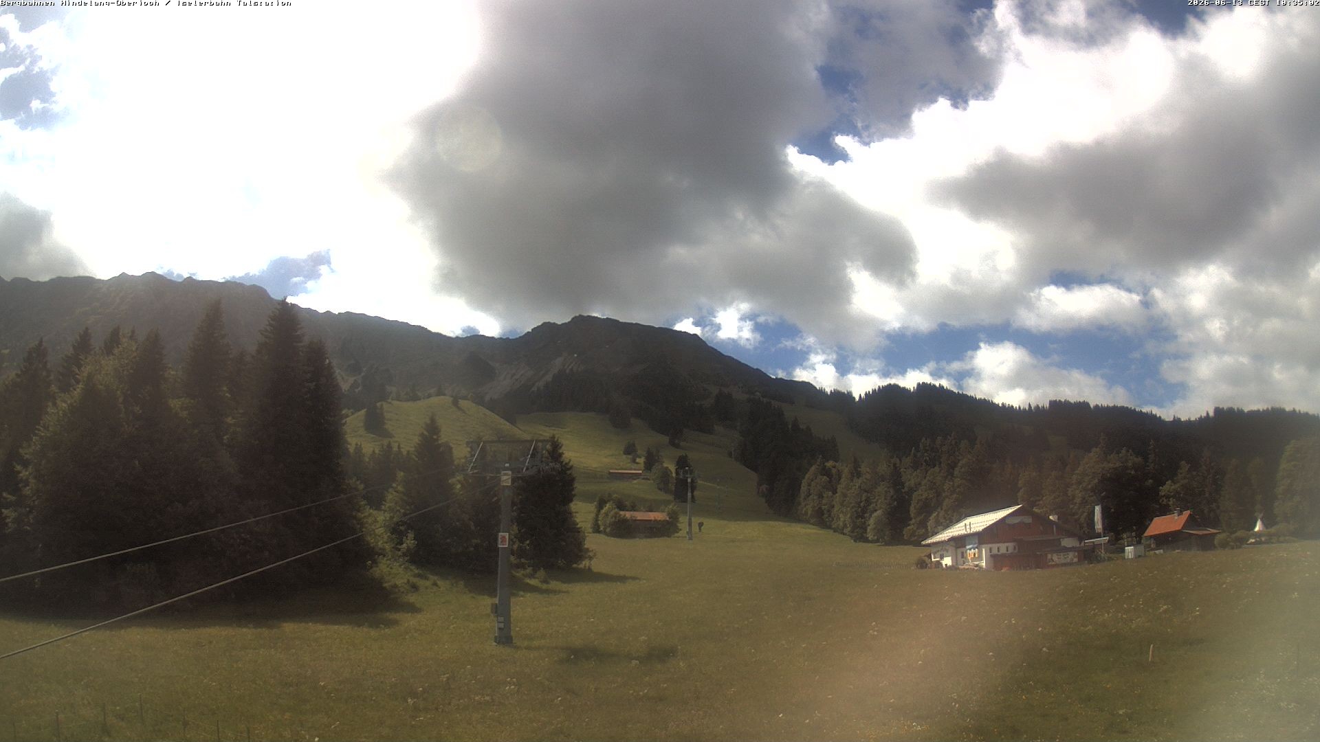 Archiv Foto Webcam Oberjoch - Blick zum Iseler