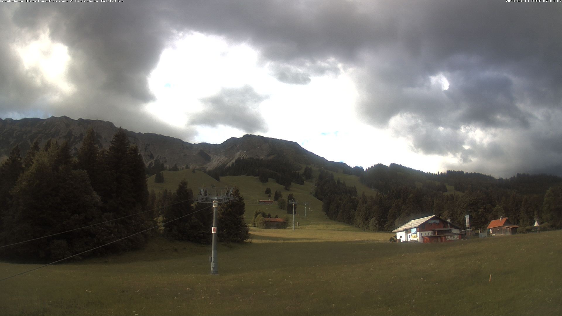 Archived image Webcam Oberjoch - Mt. Iseler
