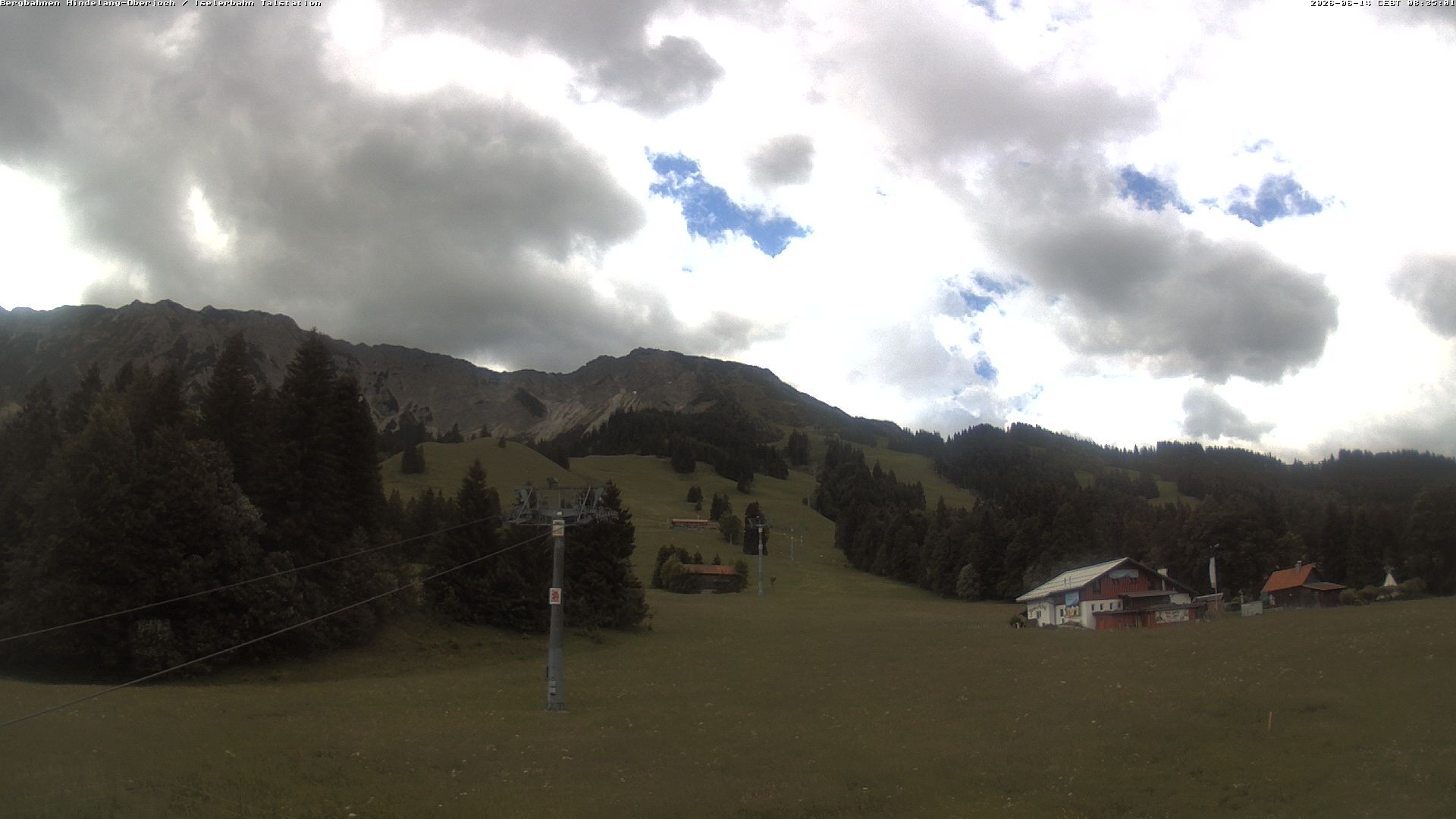 Archived image Webcam Oberjoch - Mt. Iseler
