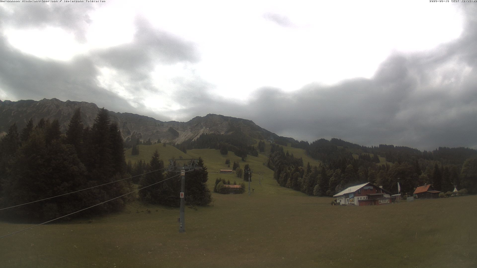 Archiv Foto Webcam Oberjoch - Blick zum Iseler