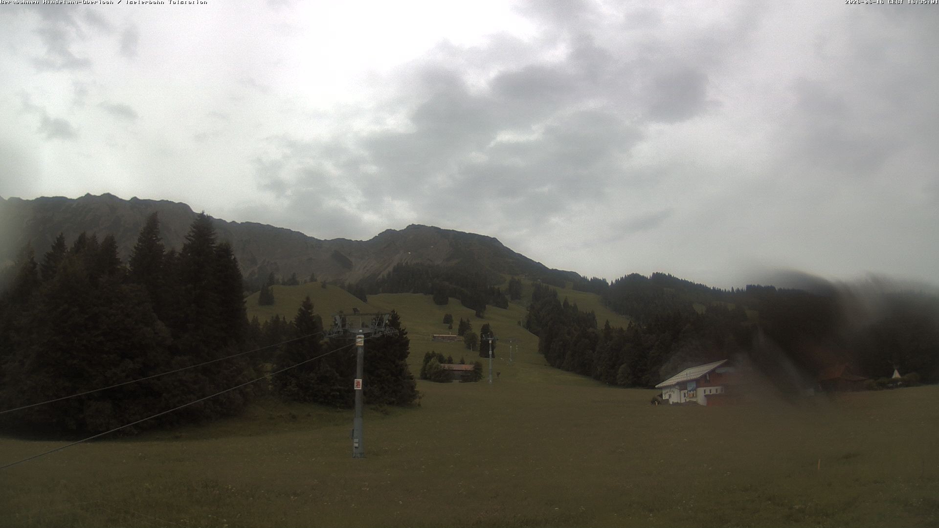 Archiv Foto Webcam Oberjoch - Blick zum Iseler