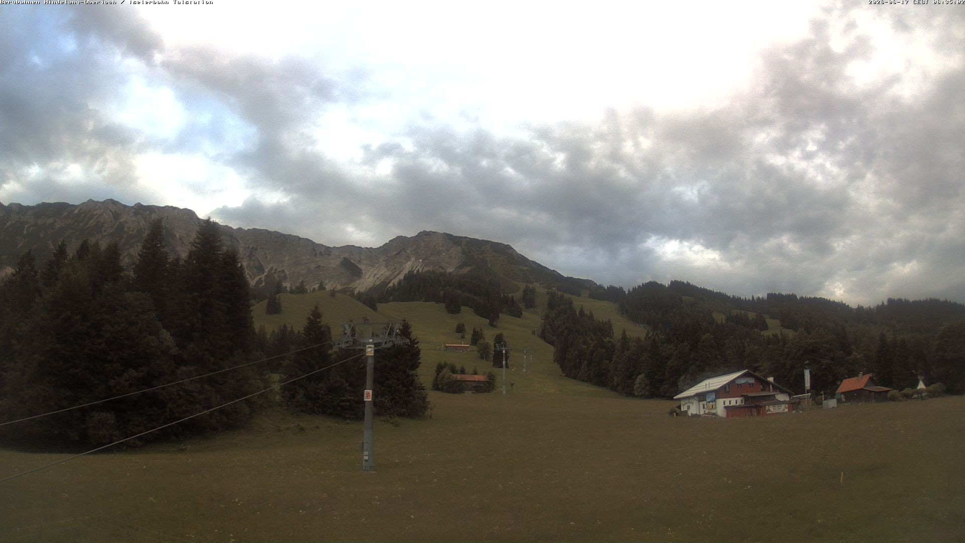 Archiv Foto Webcam Oberjoch - Blick zum Iseler