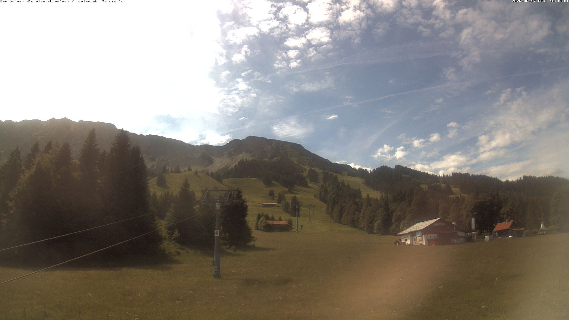 Archiv Foto Webcam Oberjoch - Blick zum Iseler