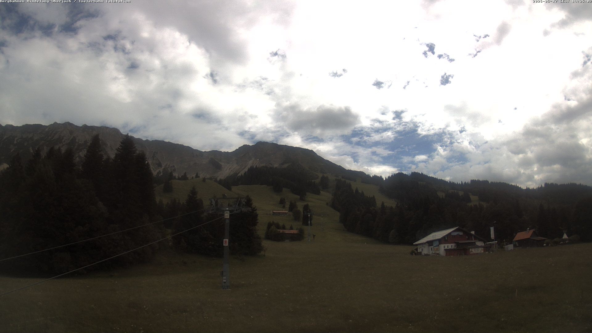 Archiv Foto Webcam Oberjoch - Blick zum Iseler
