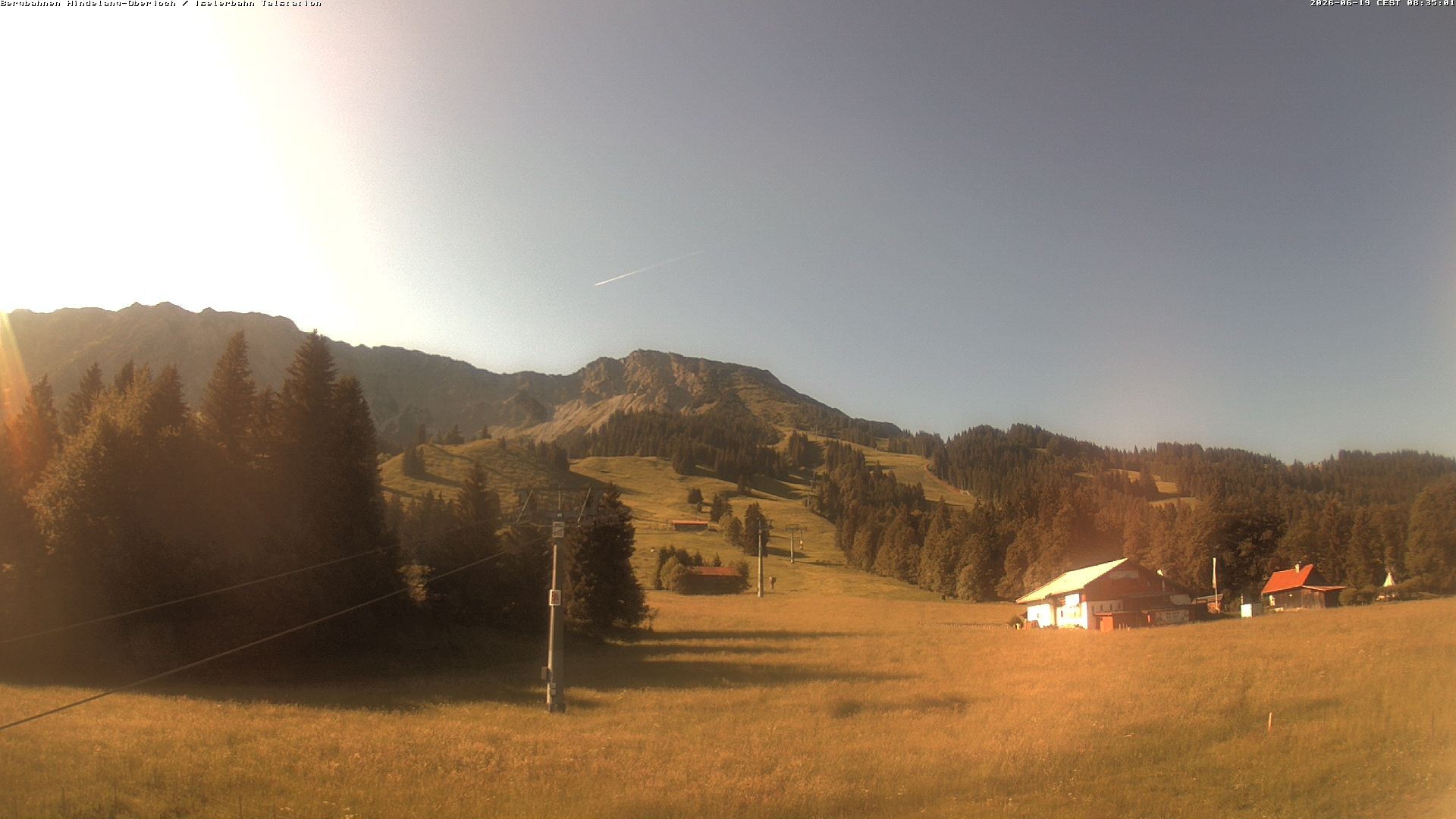 Archiv Foto Webcam Oberjoch - Blick zum Iseler