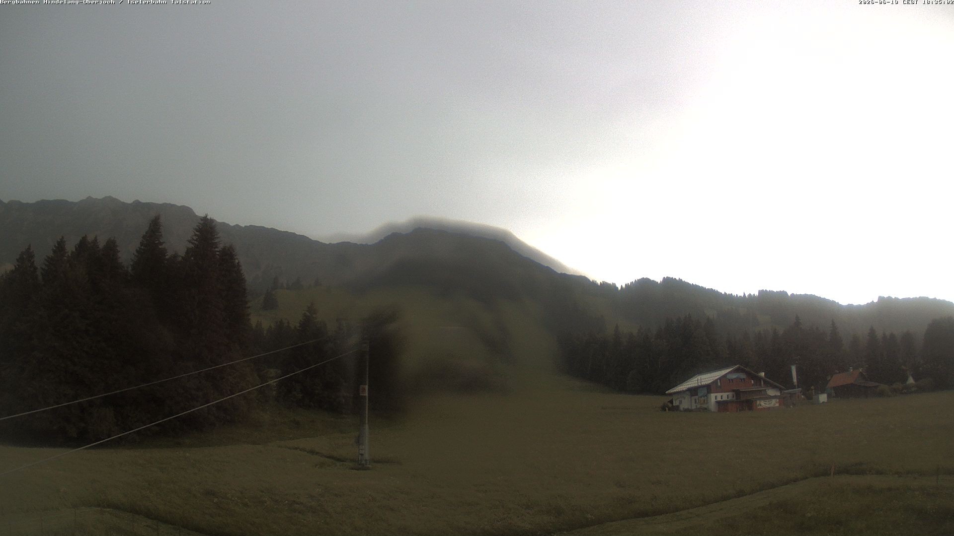 Archiv Foto Webcam Oberjoch - Blick zum Iseler