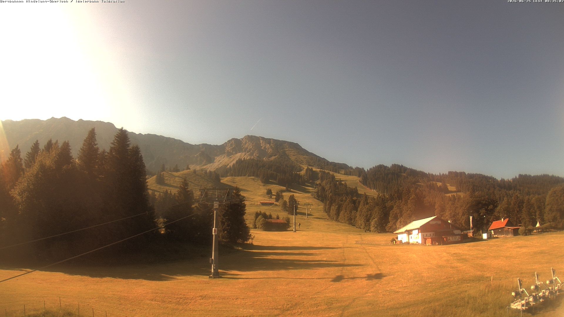 Archiv Foto Webcam Oberjoch - Blick zum Iseler