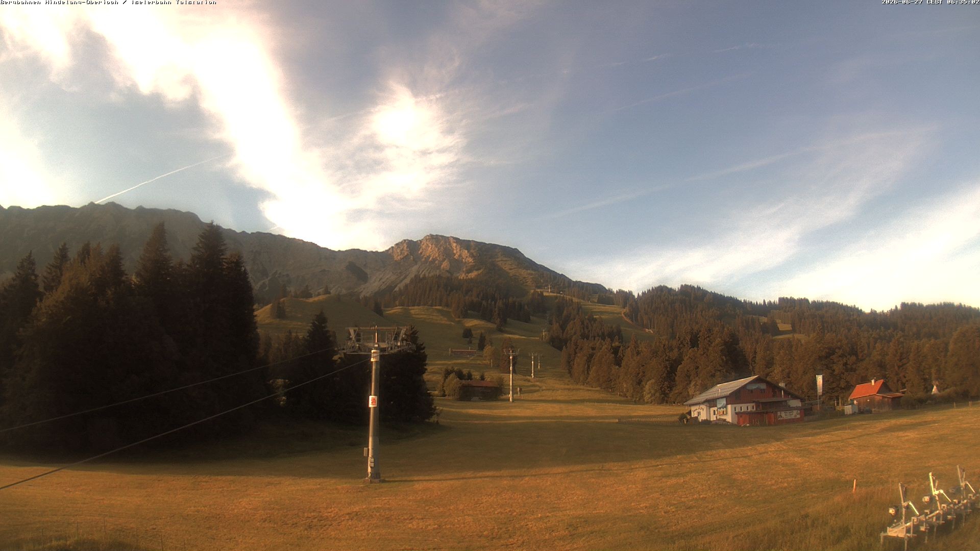 Archiv Foto Webcam Oberjoch - Blick zum Iseler