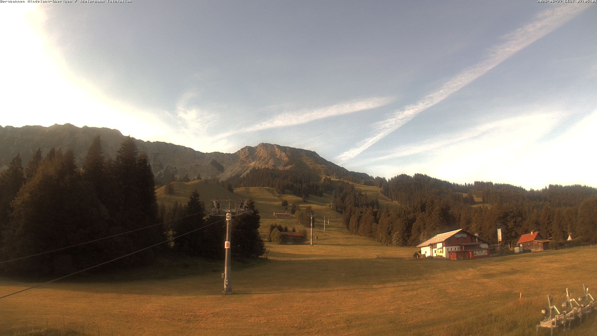 Archiv Foto Webcam Oberjoch - Blick zum Iseler