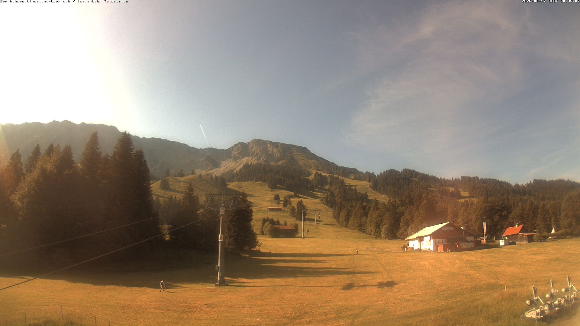 Archiv Foto Webcam Oberjoch - Blick zum Iseler