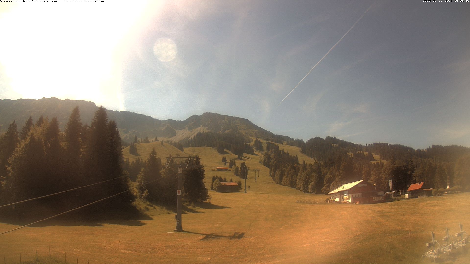Archiv Foto Webcam Oberjoch - Blick zum Iseler