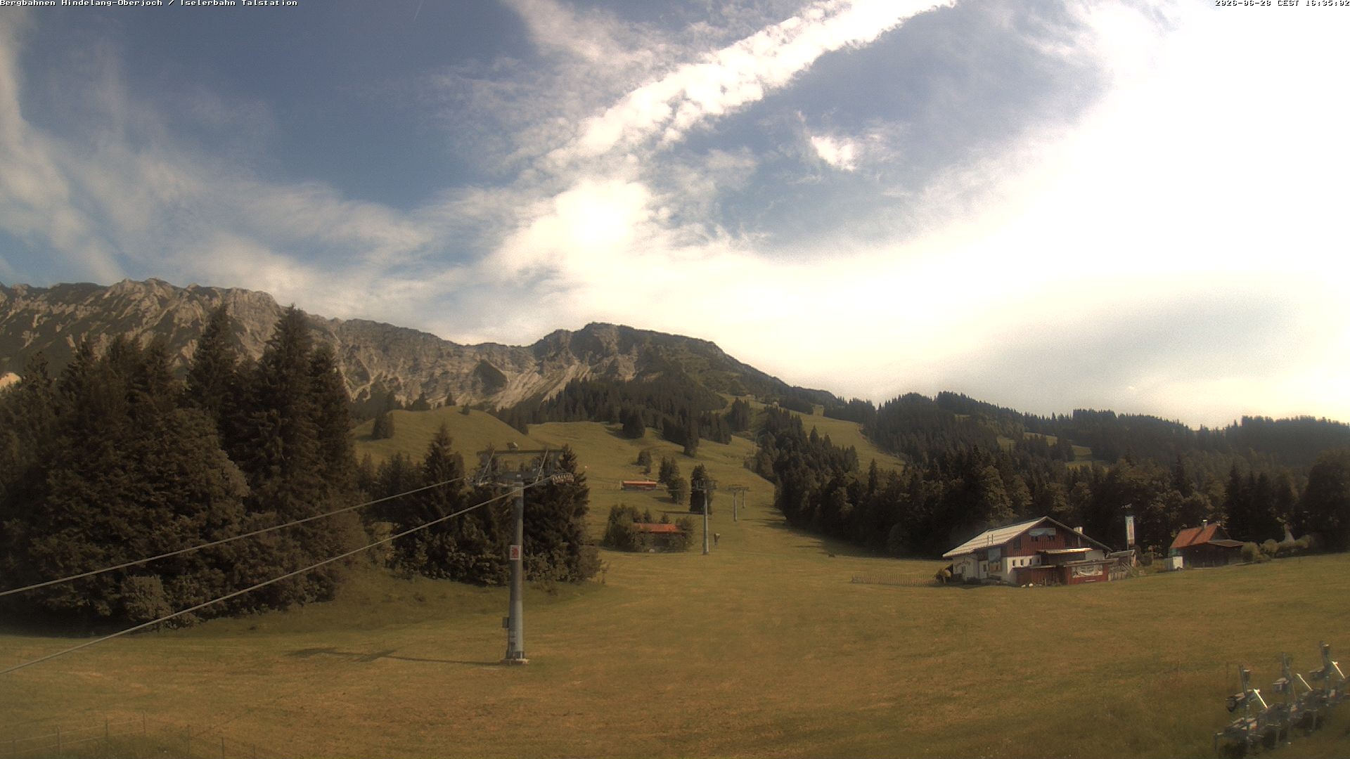 Archived image Webcam Oberjoch - Mt. Iseler