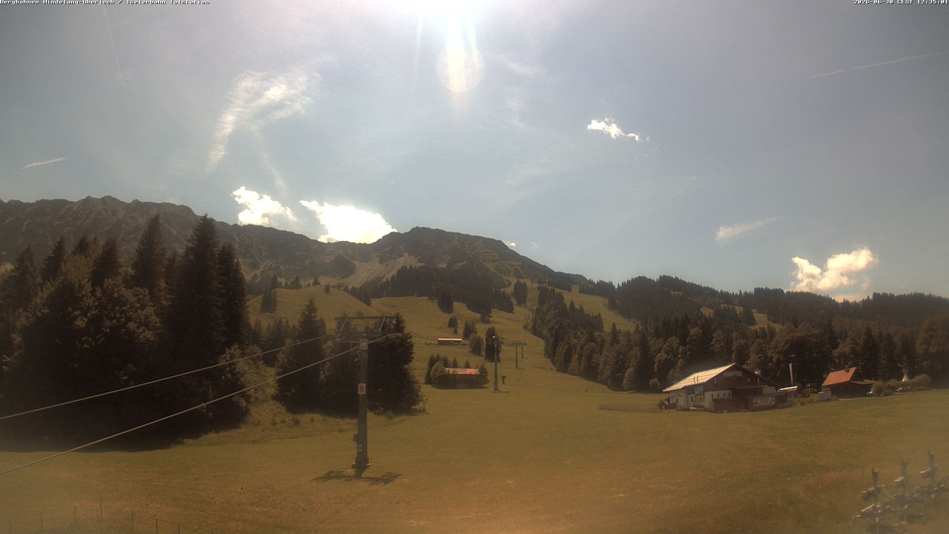Archived image Webcam Oberjoch - Mt. Iseler