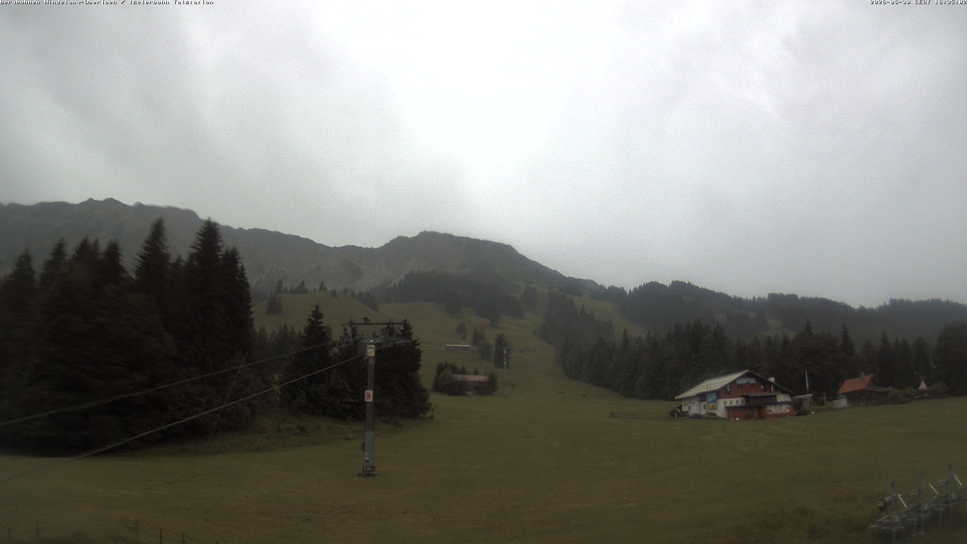 Archiv Foto Webcam Oberjoch - Blick zum Iseler