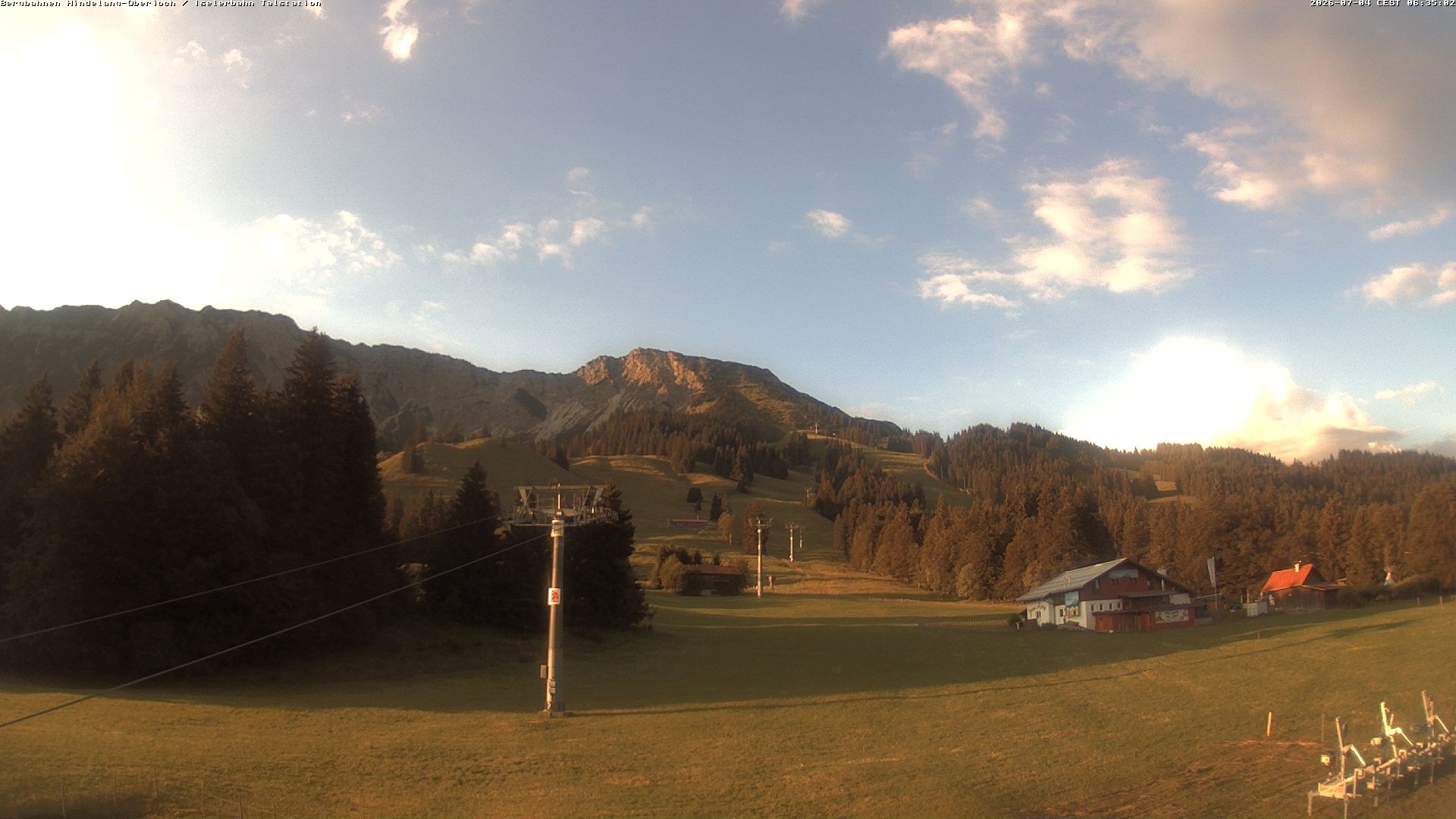 Archiv Foto Webcam Oberjoch - Blick zum Iseler