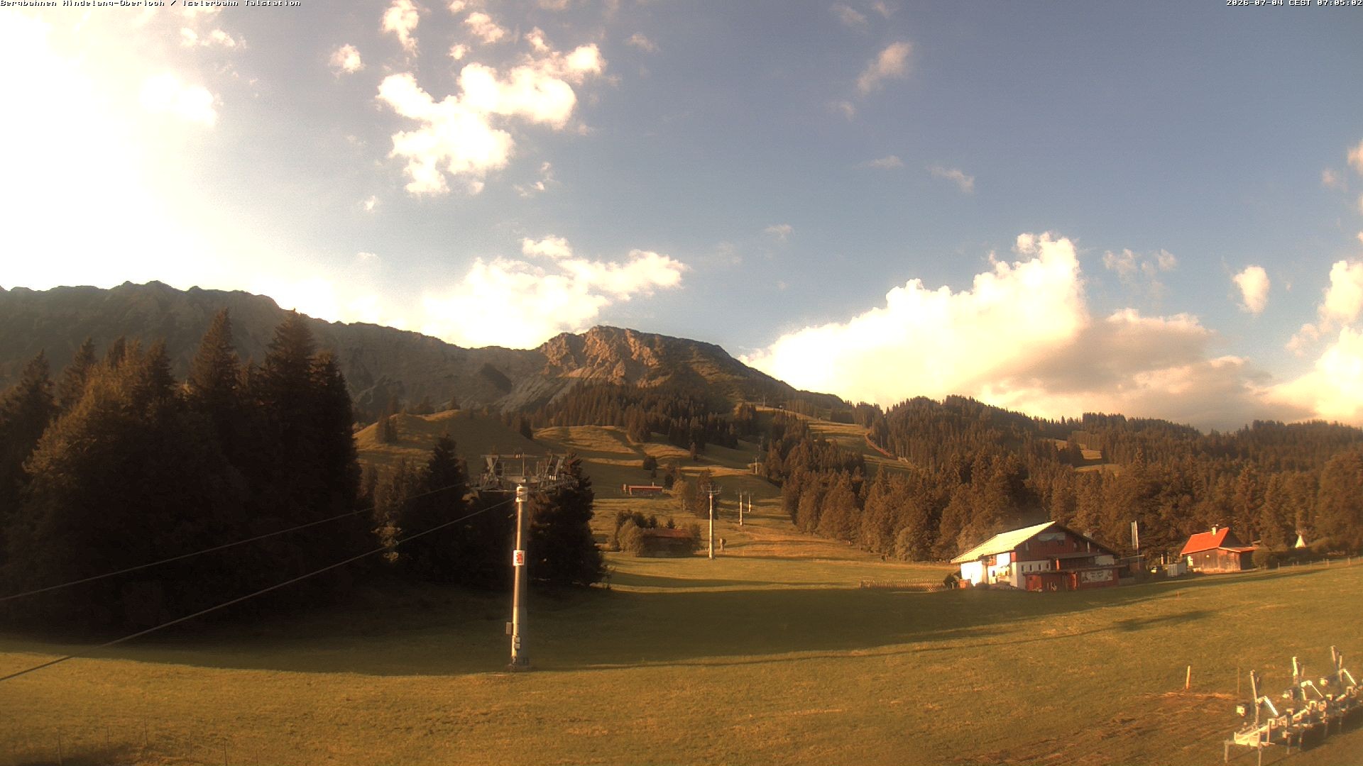 Archiv Foto Webcam Oberjoch - Blick zum Iseler