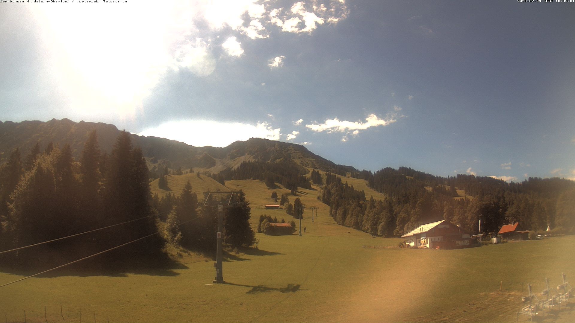 Archiv Foto Webcam Oberjoch - Blick zum Iseler