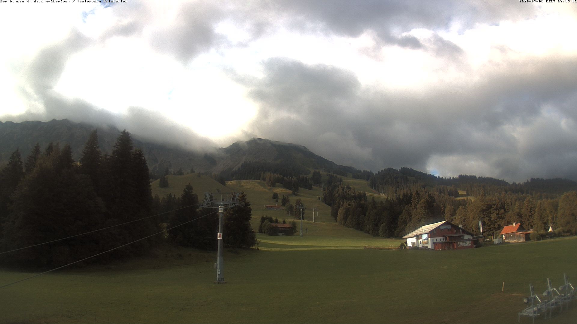 Archiv Foto Webcam Oberjoch - Blick zum Iseler